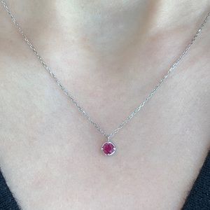 Natural Ruby Necklace
